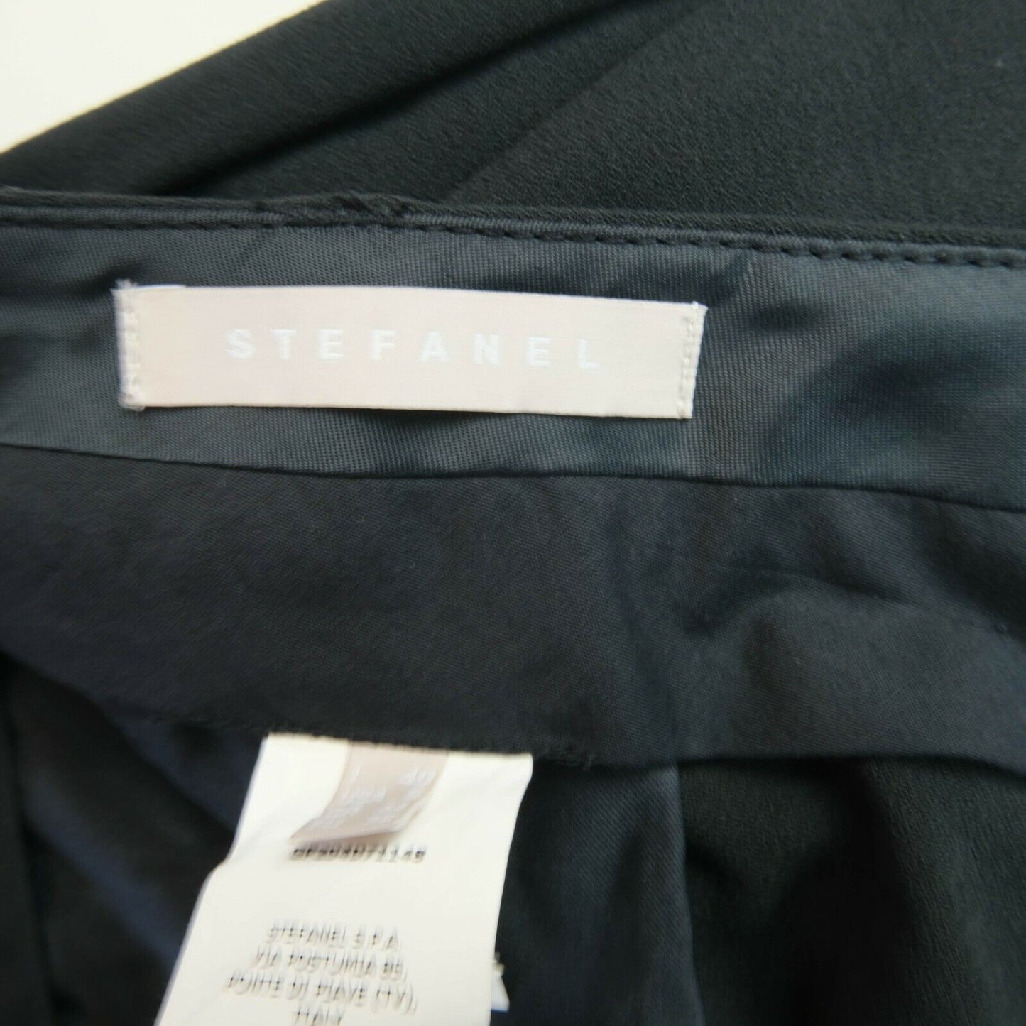 STEFANEL Black Capri Pants Trousers Size EU 32 34 36 UK 4 6 8 US 2 4 6