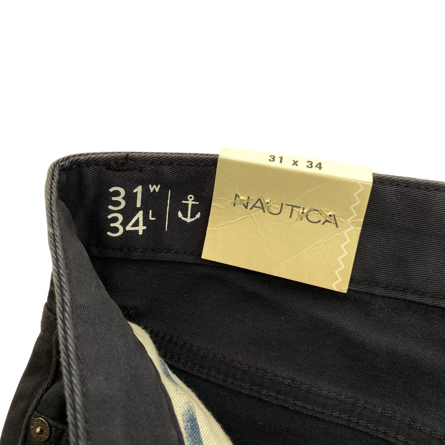 NAUTICA Dark Blue Stretch Tapered Slim Fit Jeans Size W31 L34