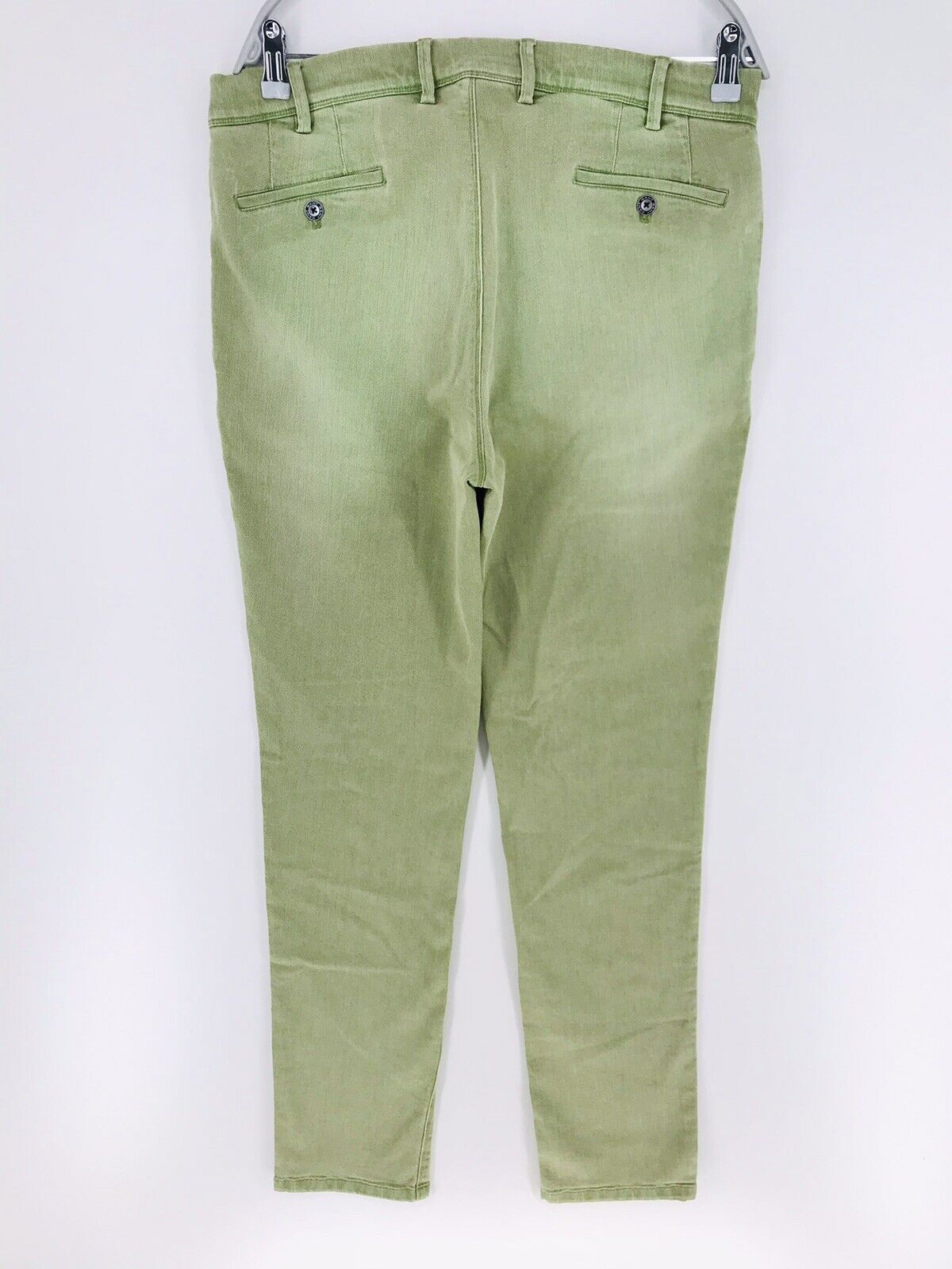 €239 GANT Green Normal Waist Narrow Leg At Bottom Fit Chino Trousers 50 / W34.5