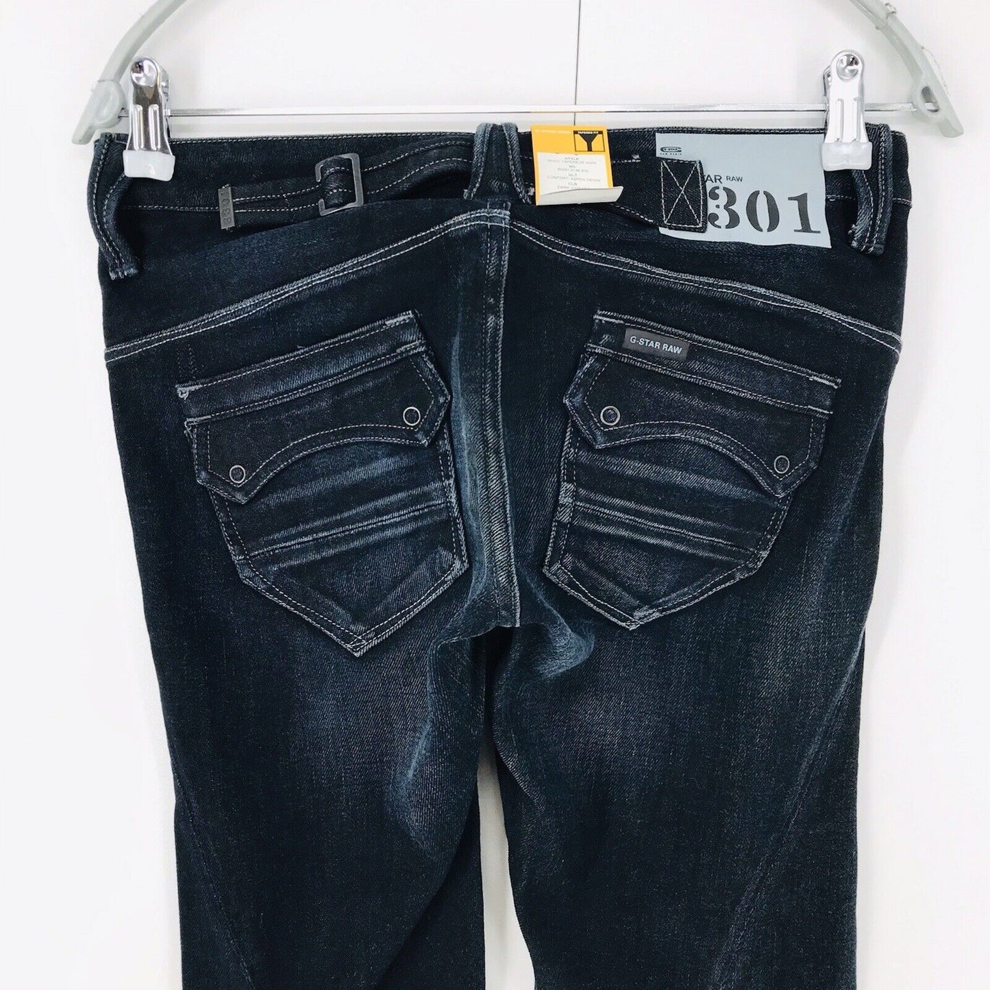 G-STAR RAW MINIC Women Dark Blue Tapered Fit Jeans W25 L34