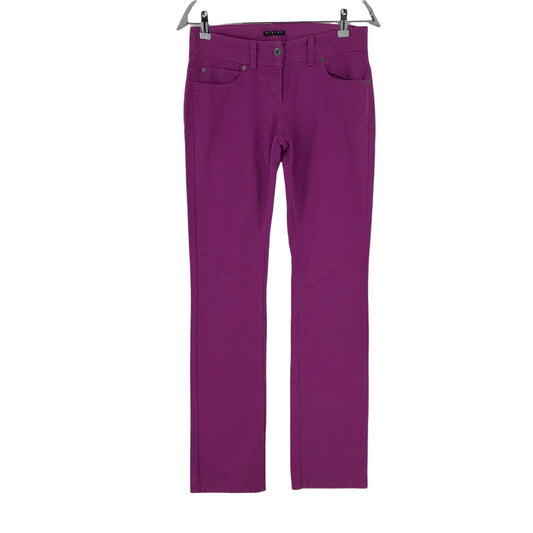 SISLEY Women Purple Regular Straight Fit Jeans Size 38 W28