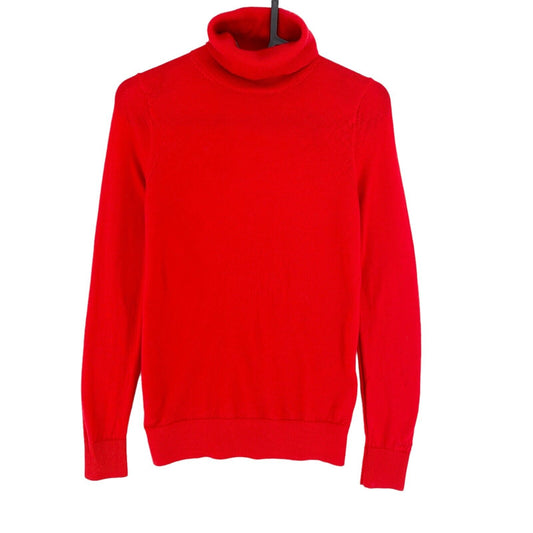 GANT Red 100% Wool Turtle Neck Sweater Pullover Size 2XS