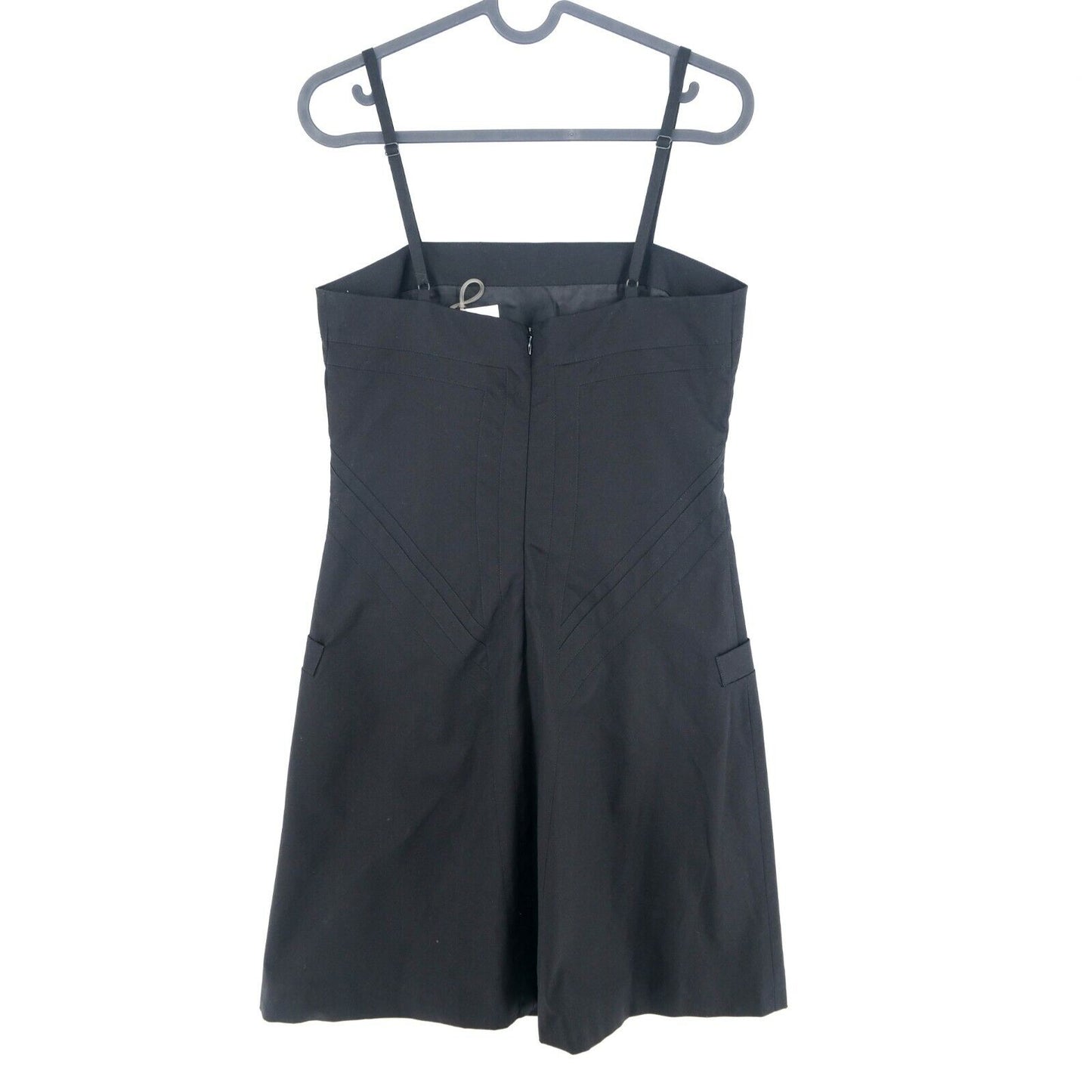 JOHN RICHMOND X Black Sleeveless Dress Size IT 42 EUR 38 UK 10 US 8