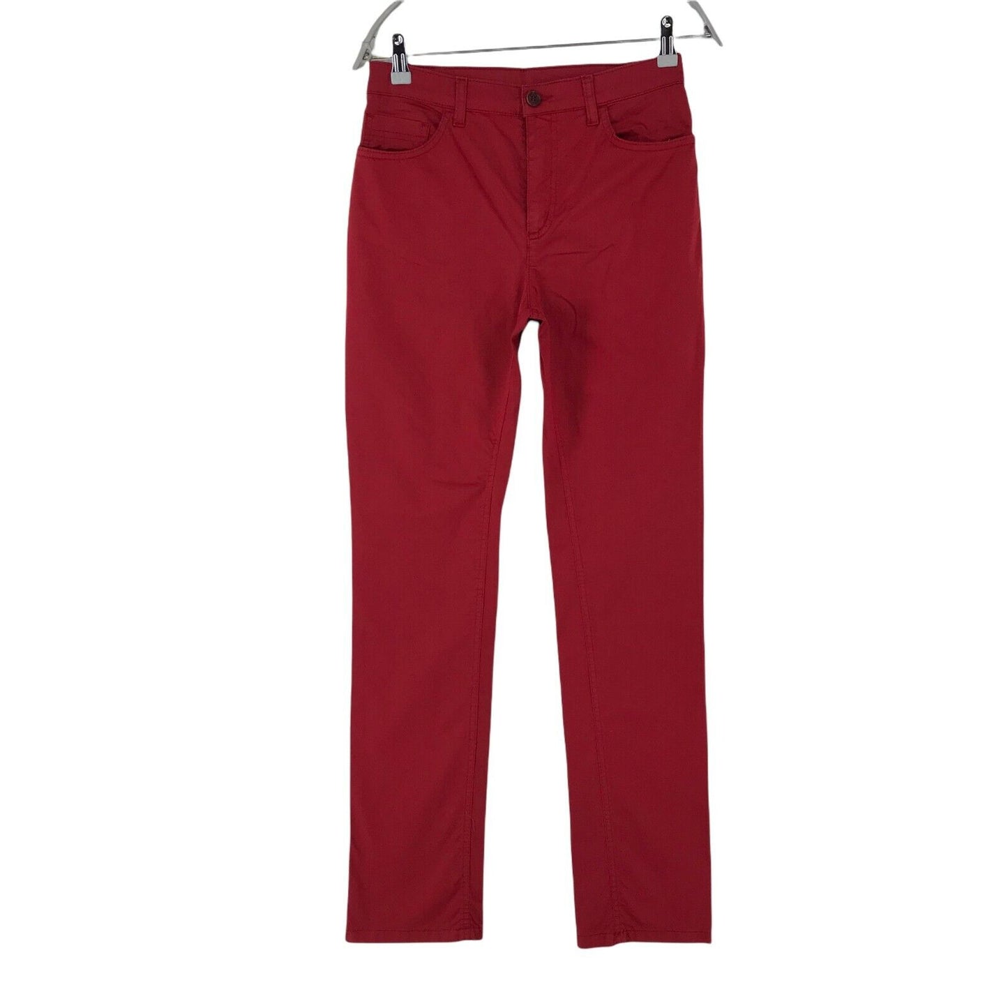 MARINA YACHTING Women Red Regular Fit Chino Trousers Size W28