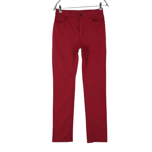 MARINA YACHTING Women Red Regular Fit Chino Trousers Size W28