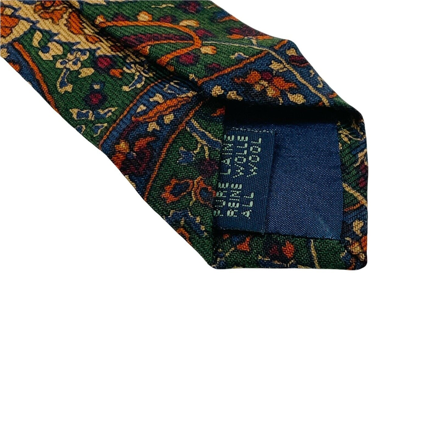 GANT Vintage Green Blue 100% Wool Hand Made Tie