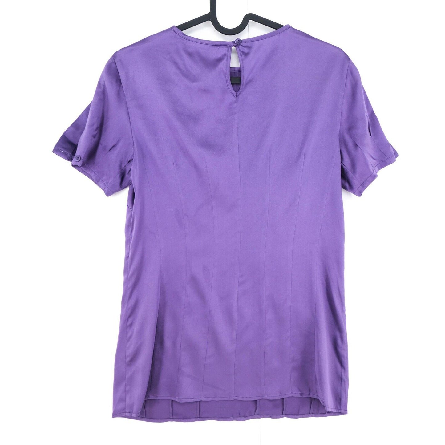 GANT Blouse en satin de soie violette Taille EUR 36 UK 10 US 6