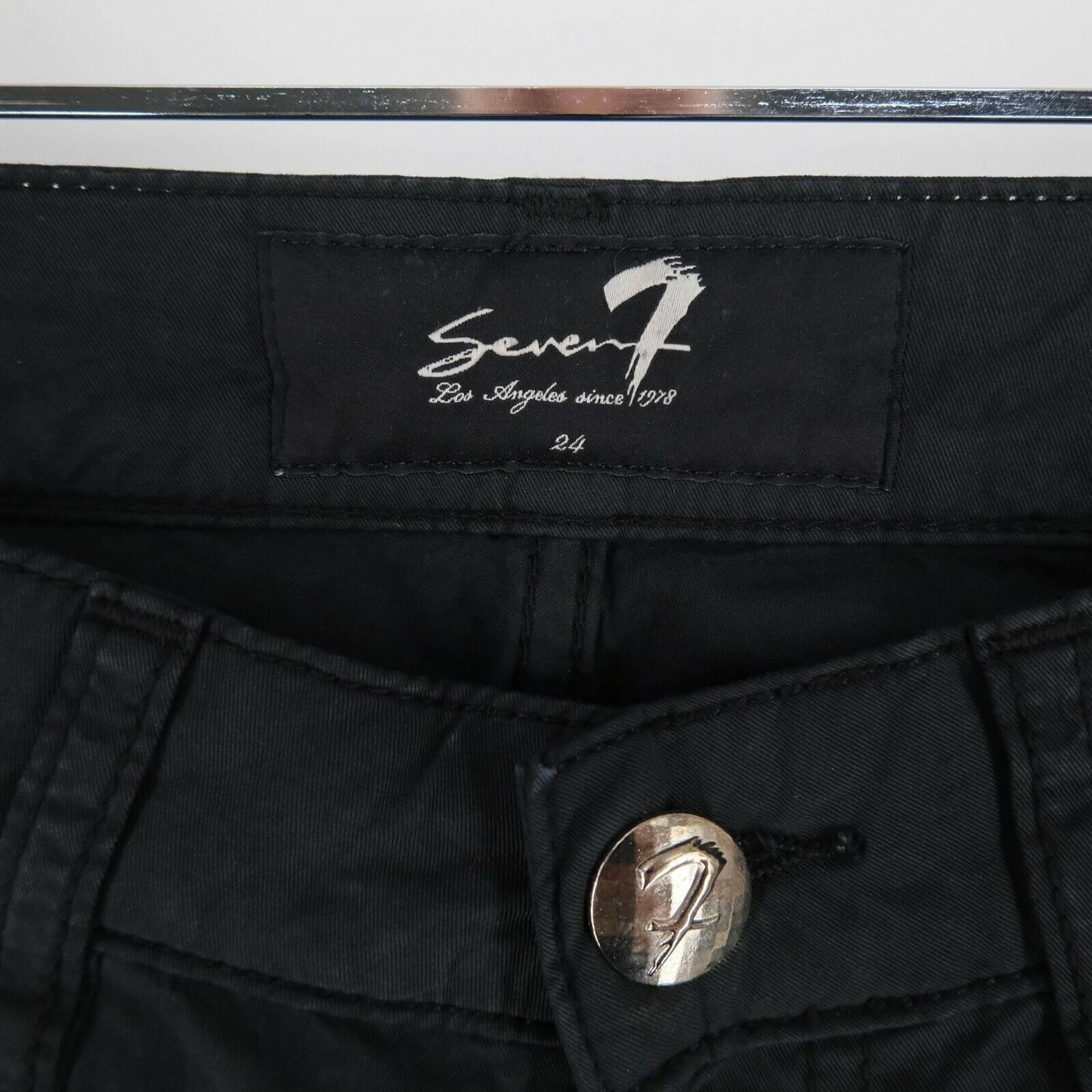 Seven7 Black Skinny Jeans Size 24