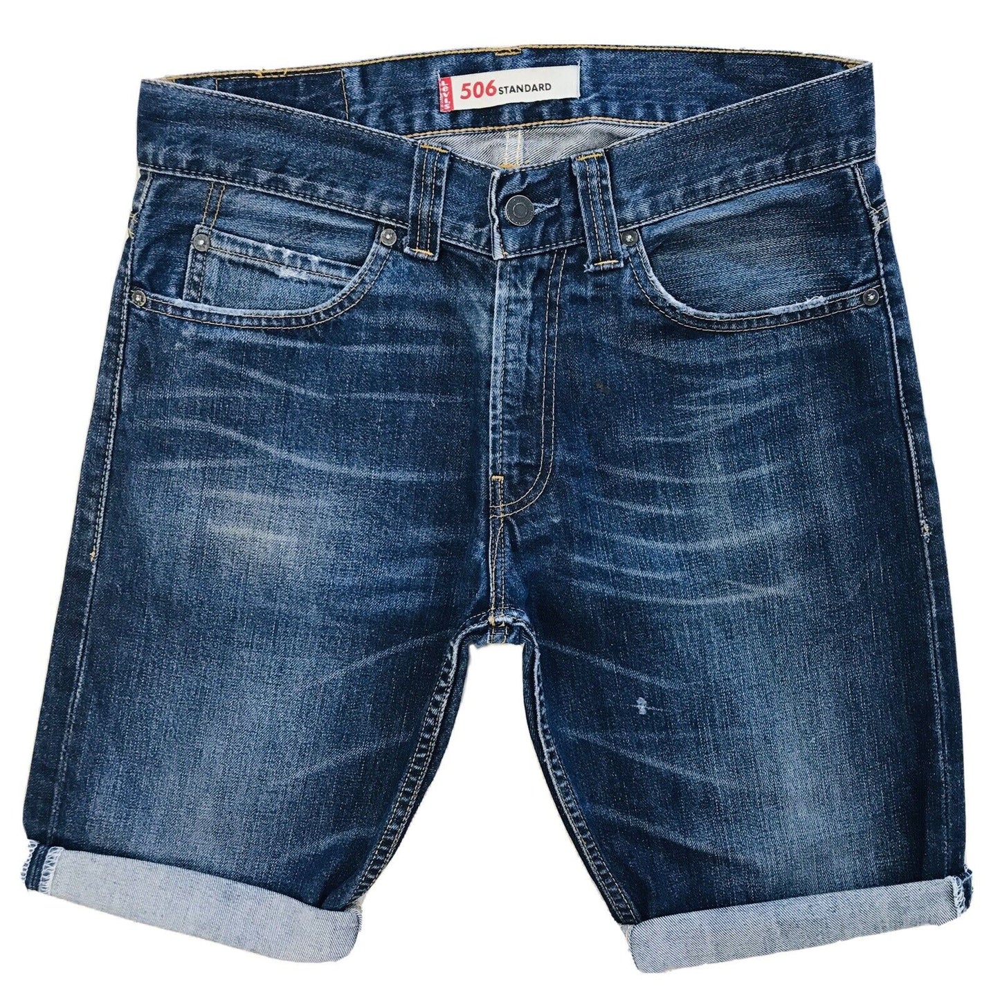 Levi's 506 Custom Made Blue Regular Fit Shorts Size W31