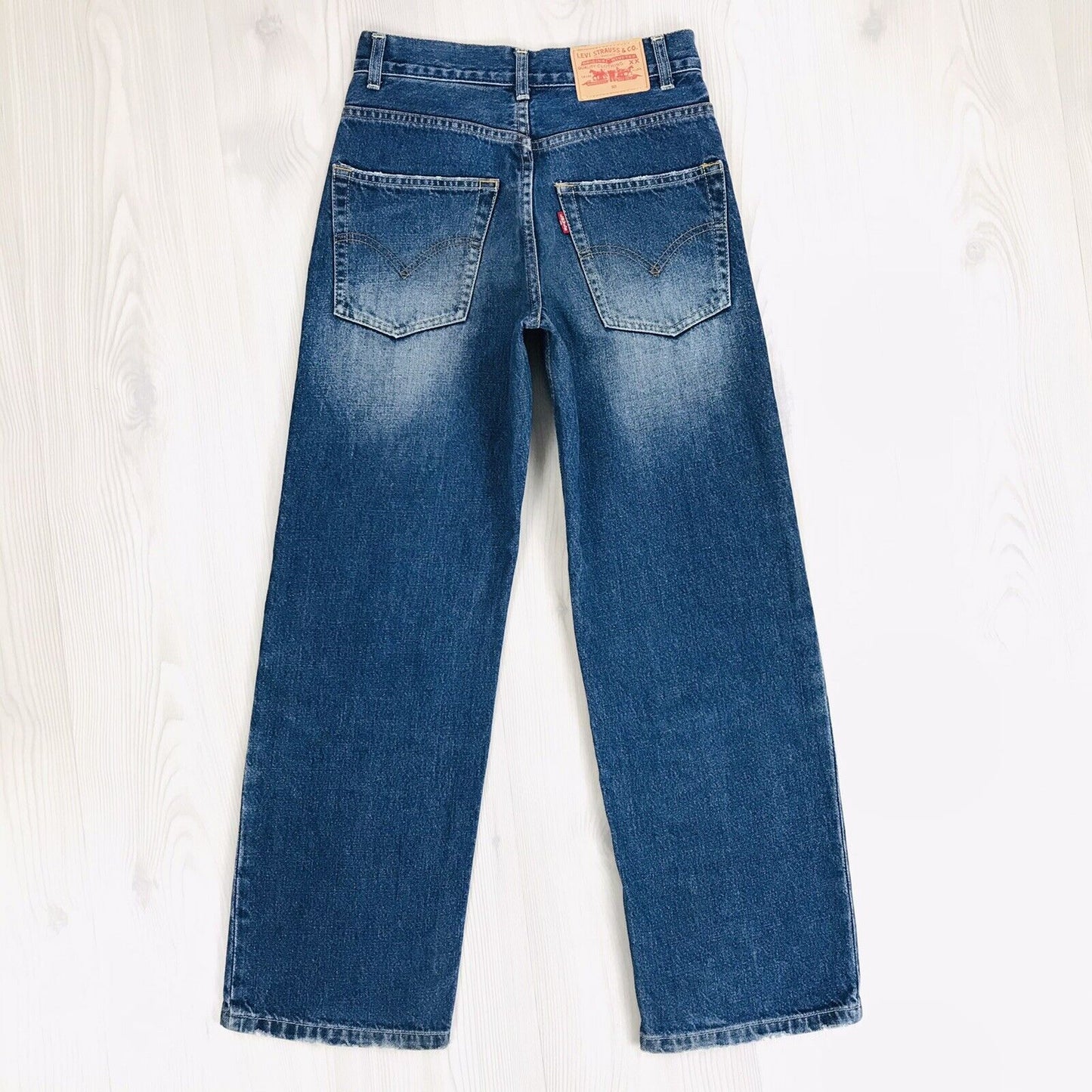 Vintage Levi's Boys Blue Straight Fit Jeans W24 L28