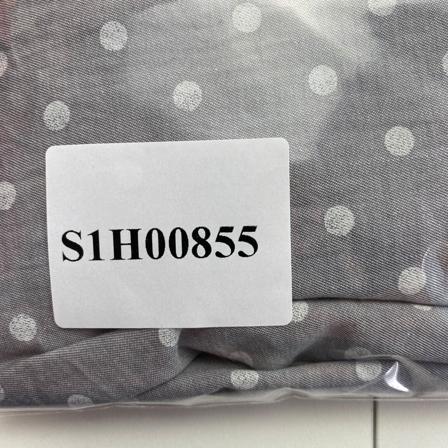 TIME OUT Grey Dot Print 100% Cotton Shirt Size L