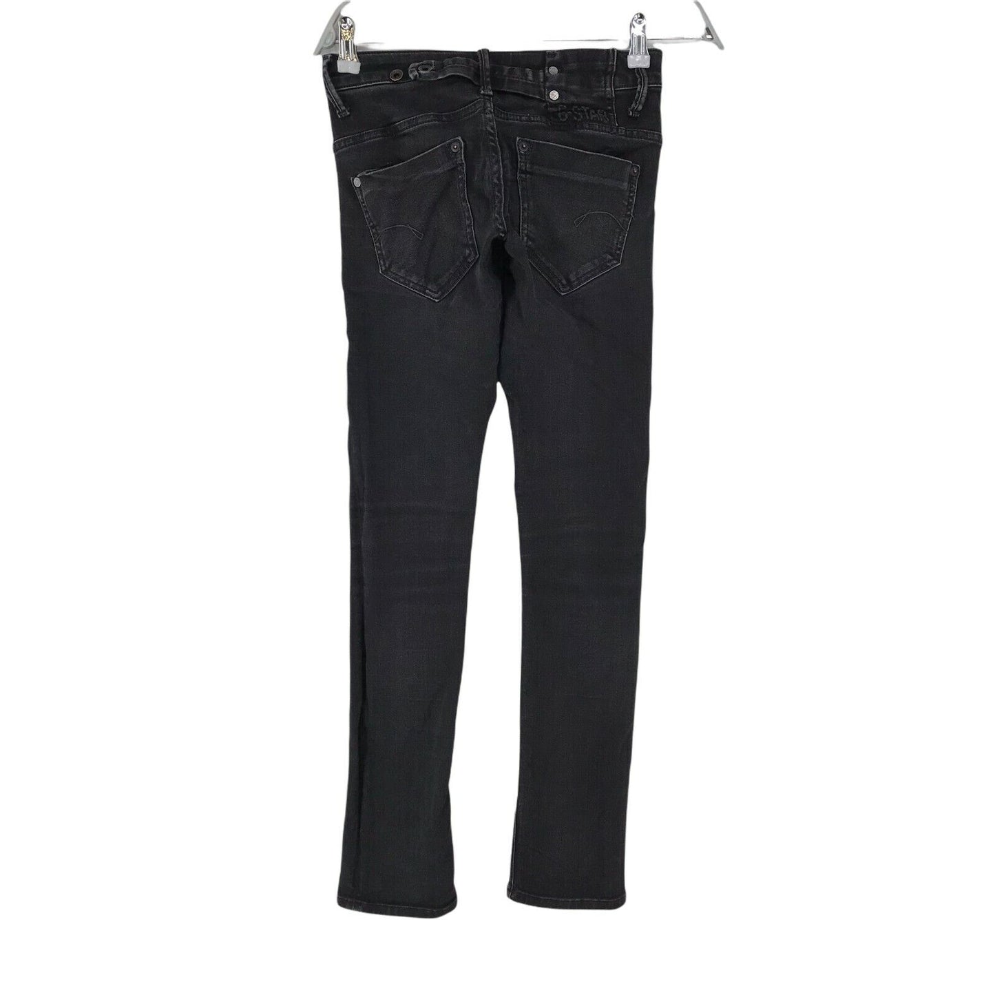 G-STAR RAW MIDGE Damen Jeans in Dunkelgrau, normale Passform, gerade Passform, W24 L32