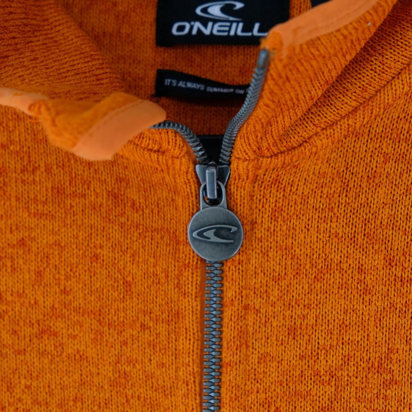 O'NEILL Piste Fz Fleece Orange Full Zip Fleece Jacket Jumper Size M