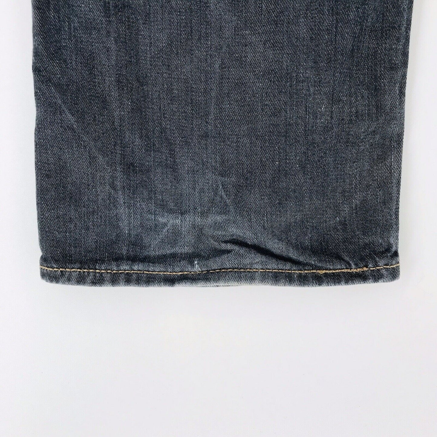 Levi's 504 Grey Regular Straight Fit Jeans Size W33 L34