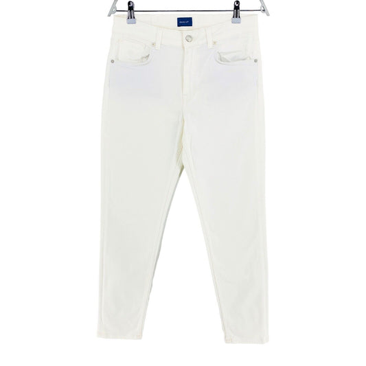 GANT White Farla Slim Cropped Jeans Size W27