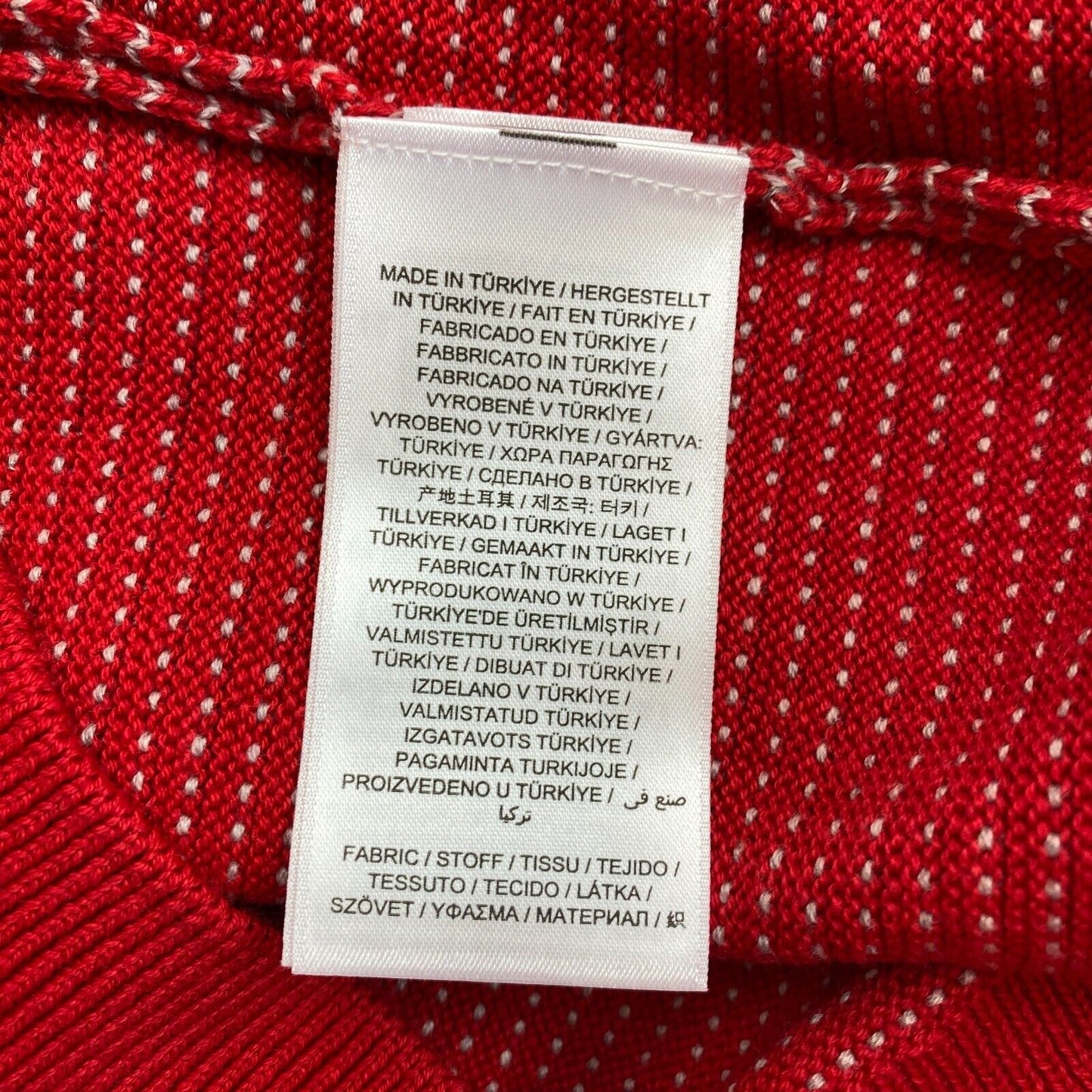 GANT Rot Leichte Textur Pullover Rundhals Pullover Größe M