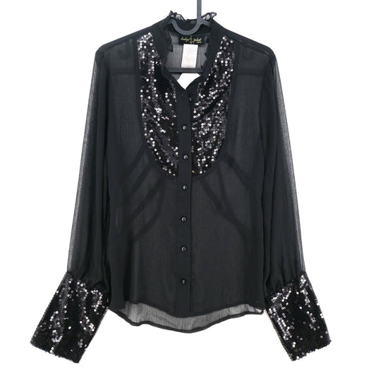 Baby Phat Black Long Sleeves Shirt Size M