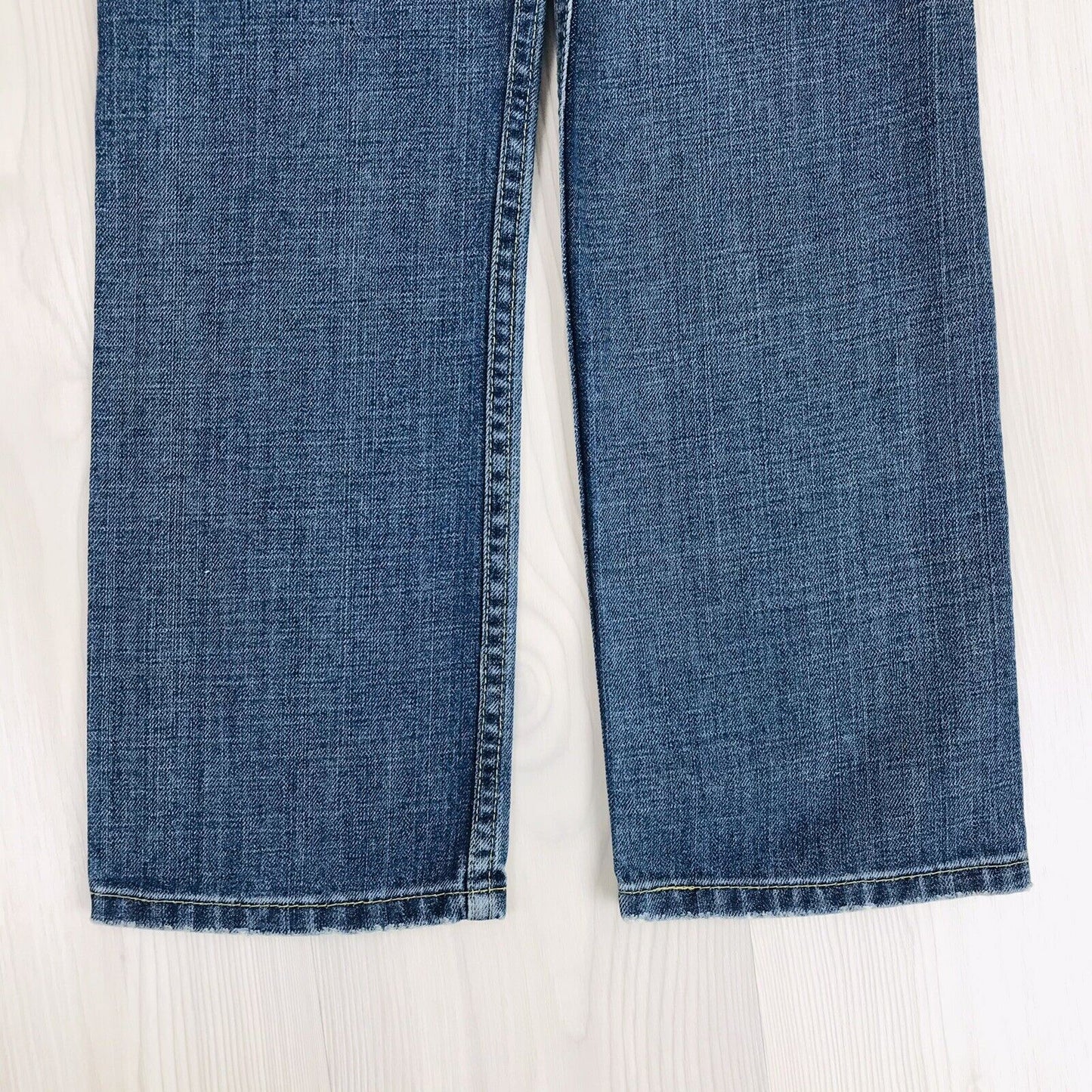 Vintage Levi's 569 Boys Blue Loose Straight Fit Jeans 8 Slim / W22 L22