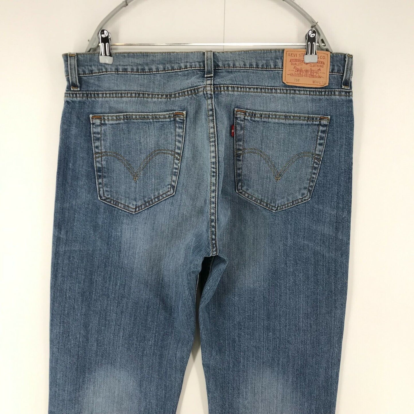 Vintage Levi's 752 Blue Regular Straight Fit Jeans W38 L30