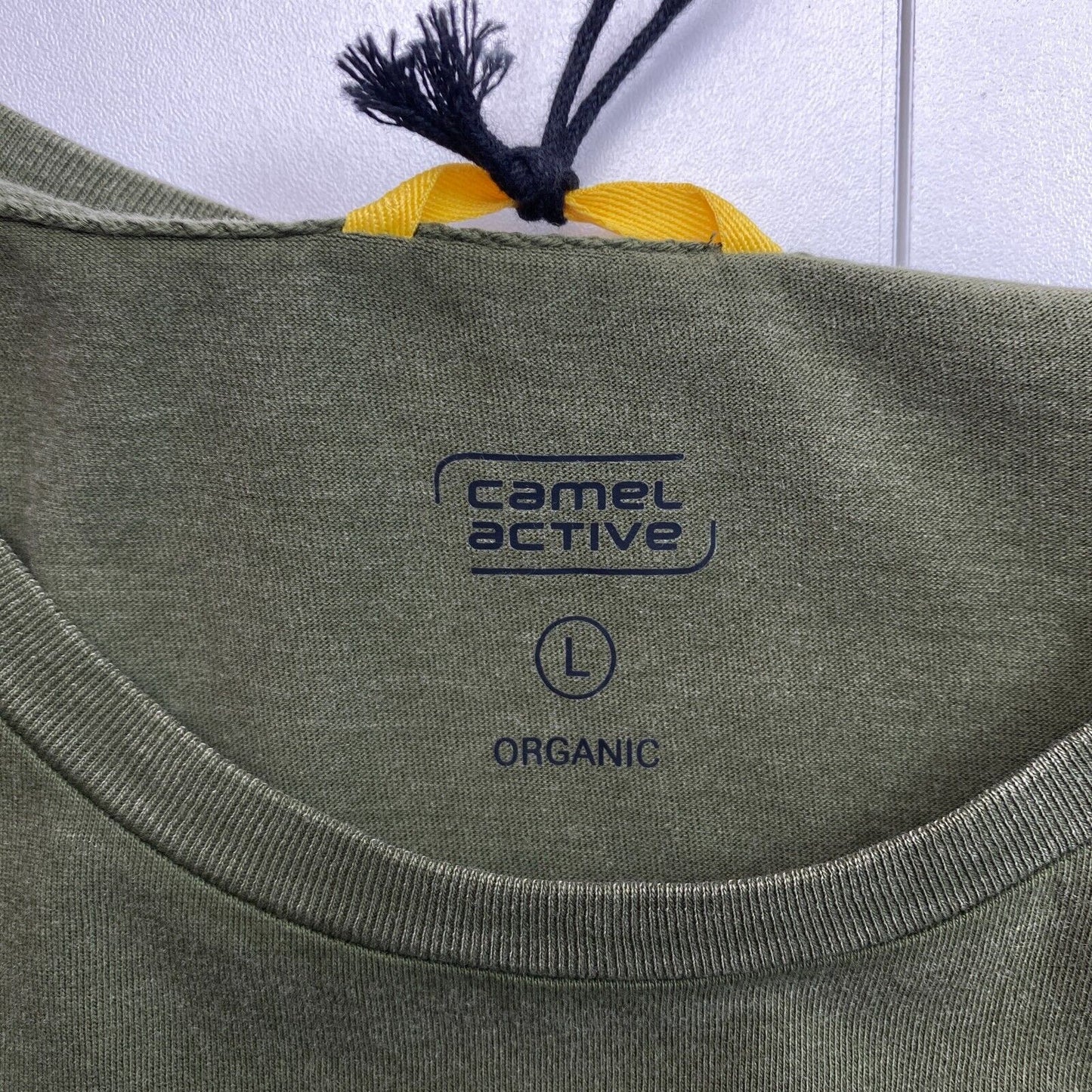 CAMEL ACTIVE Men Dark Green Graphic Crew Neck Short Sleeves T Shirt Size L