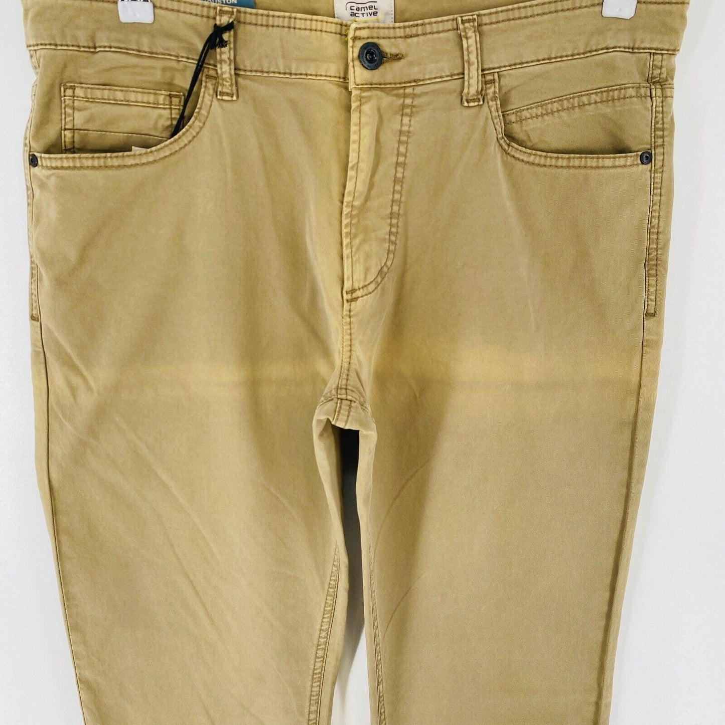 Camel Active Mens HOUSTON Brown Regular Straight Fit Jeans Trousers W34 L34