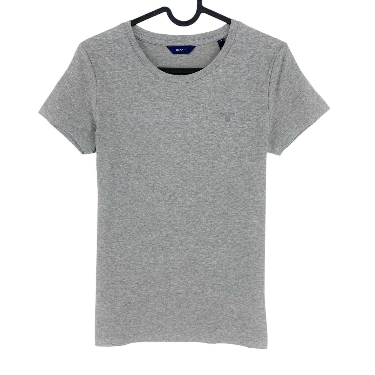 GANT T-Shirt mit Rundhalsausschnitt, Grau, Größe XS