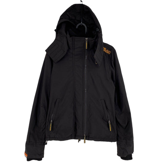 SUPERDRY The Windcheater Black Hooded Jacket Size S