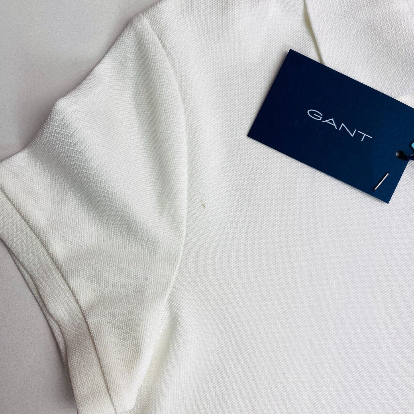 GANT Polo piqué à manches courtes blanc Icon G taille XS