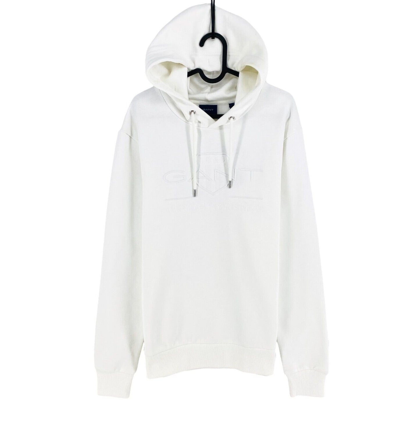 GANT Blanc Tonal Archive Shield Sweat à capuche Pull Taille M