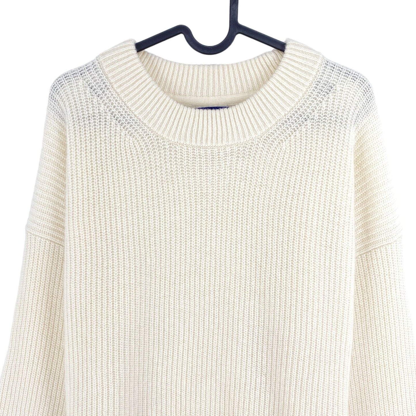 GANT Beige Wool Blend Crew Neck Sweater Jumper Size XL