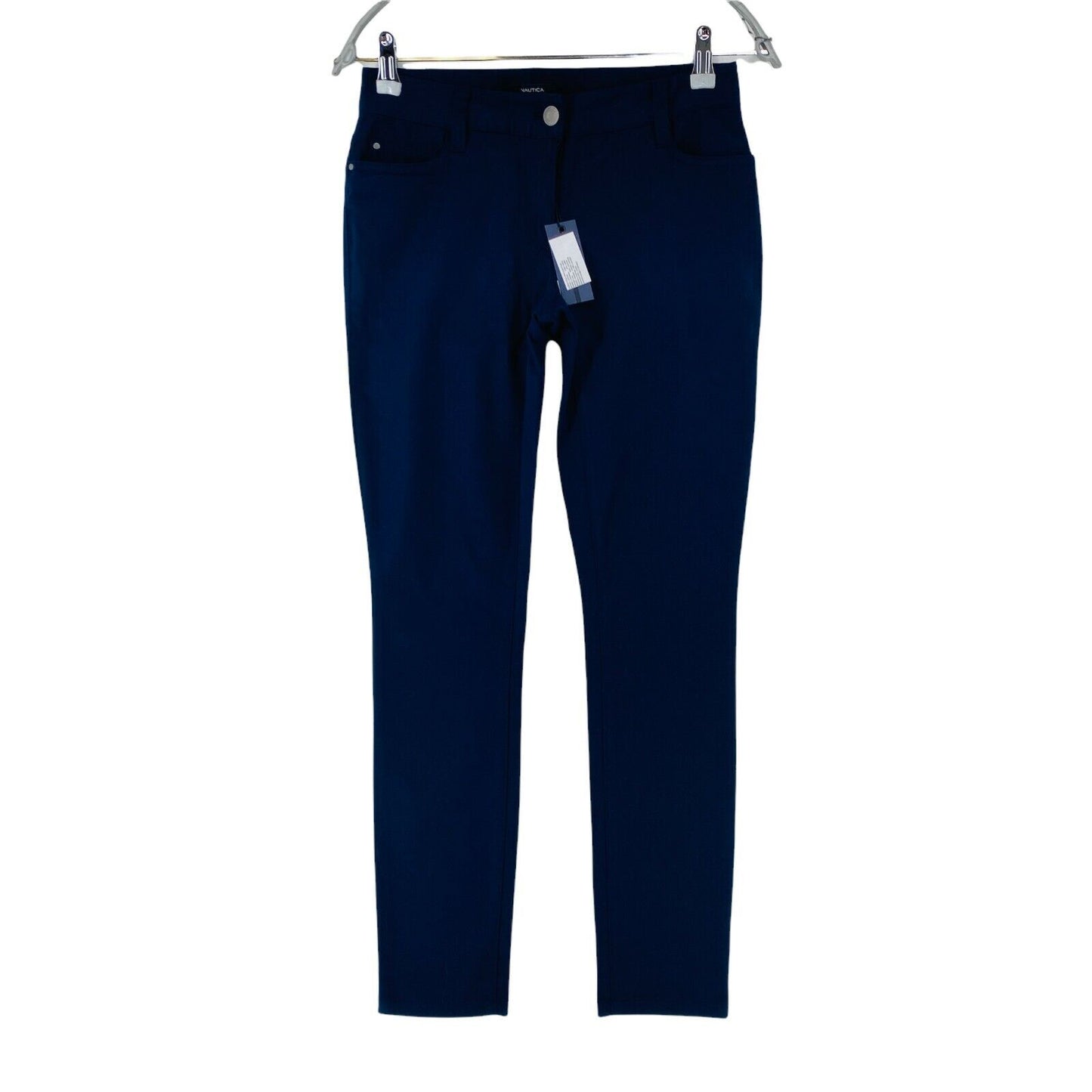 NAUTICA Women Dark Blue Skinny Fit Trousers W25