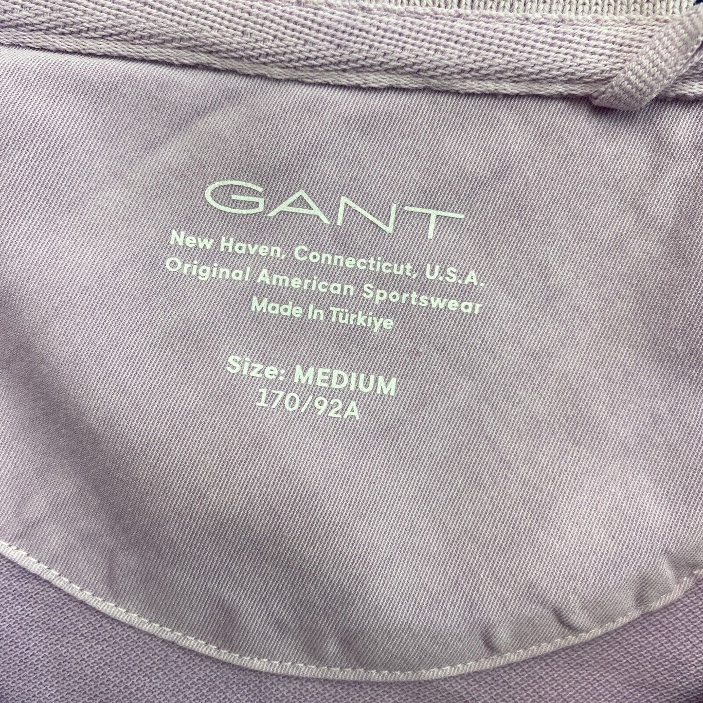 GANT Poloshirt aus sonnenverblasstem Piqué Rugger in Hellviolett, Größe M