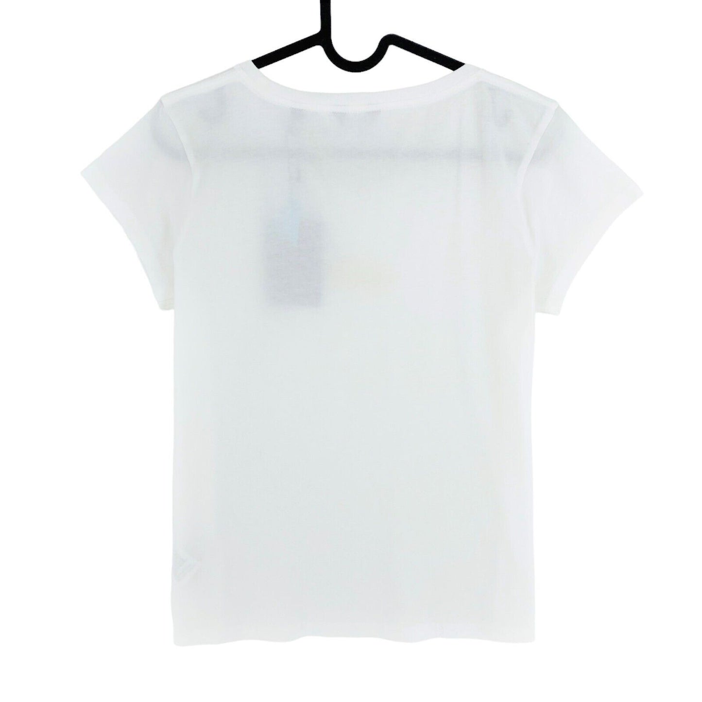 GANT T-shirt à col rond avec logo blanc Taille XS