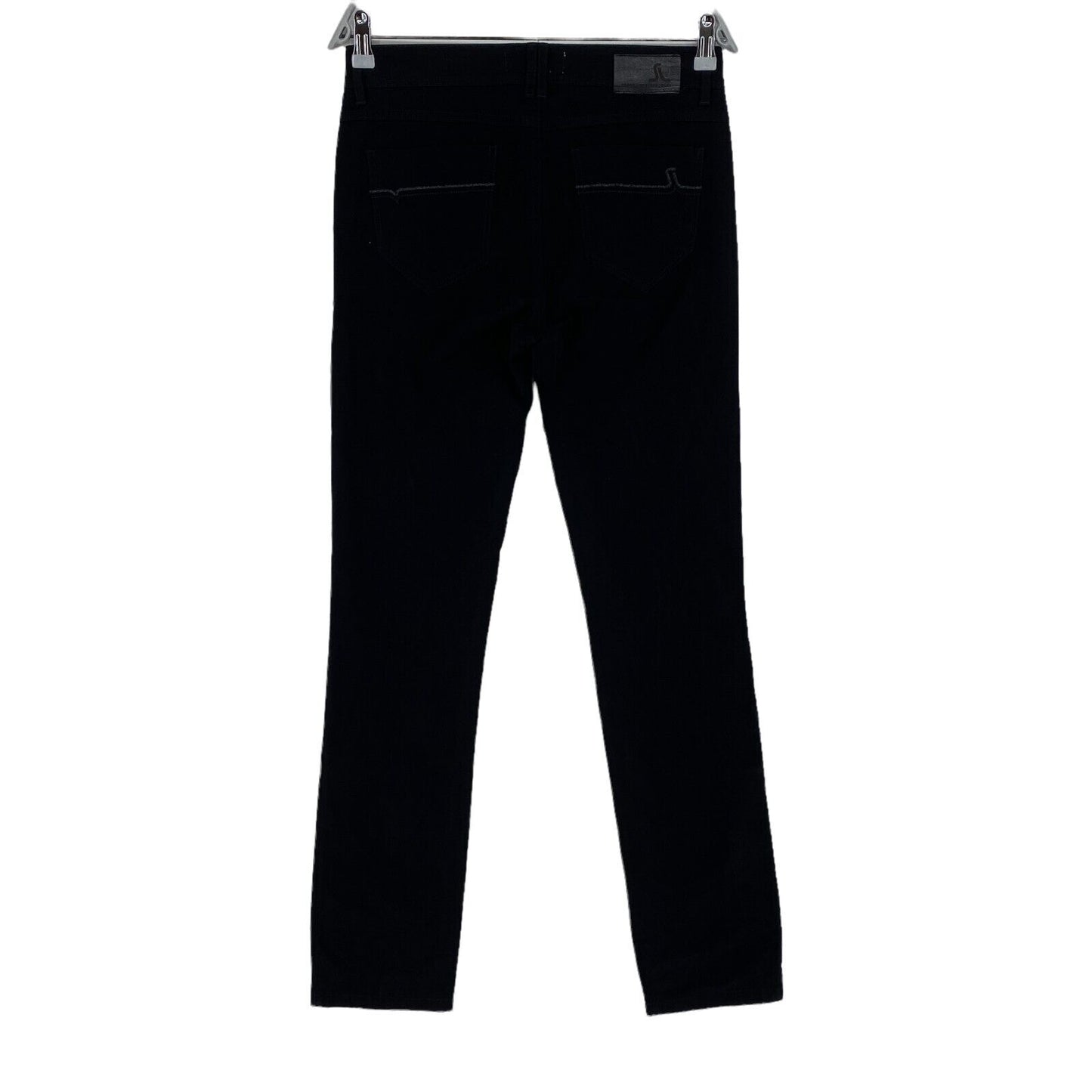 SARAH LAWRENCE JEANS Black Cotton Blend Straight Jeans Size 28 W30 L34