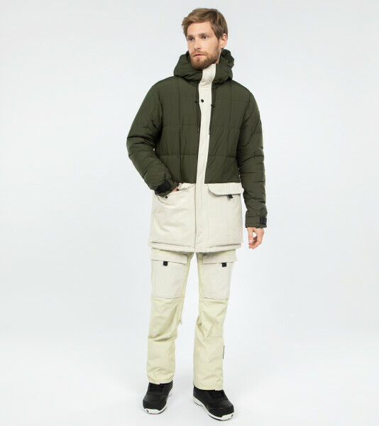 Prix ​​conseillé 249 € O'NEILL XPLR Parka Vert Beige Veste de ski imperméable Taille M