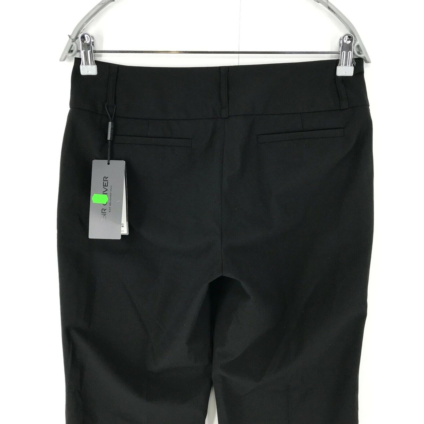 SIR OLIVER Damen Hose, Regular Fit, Schwarz, Größe 36 W30