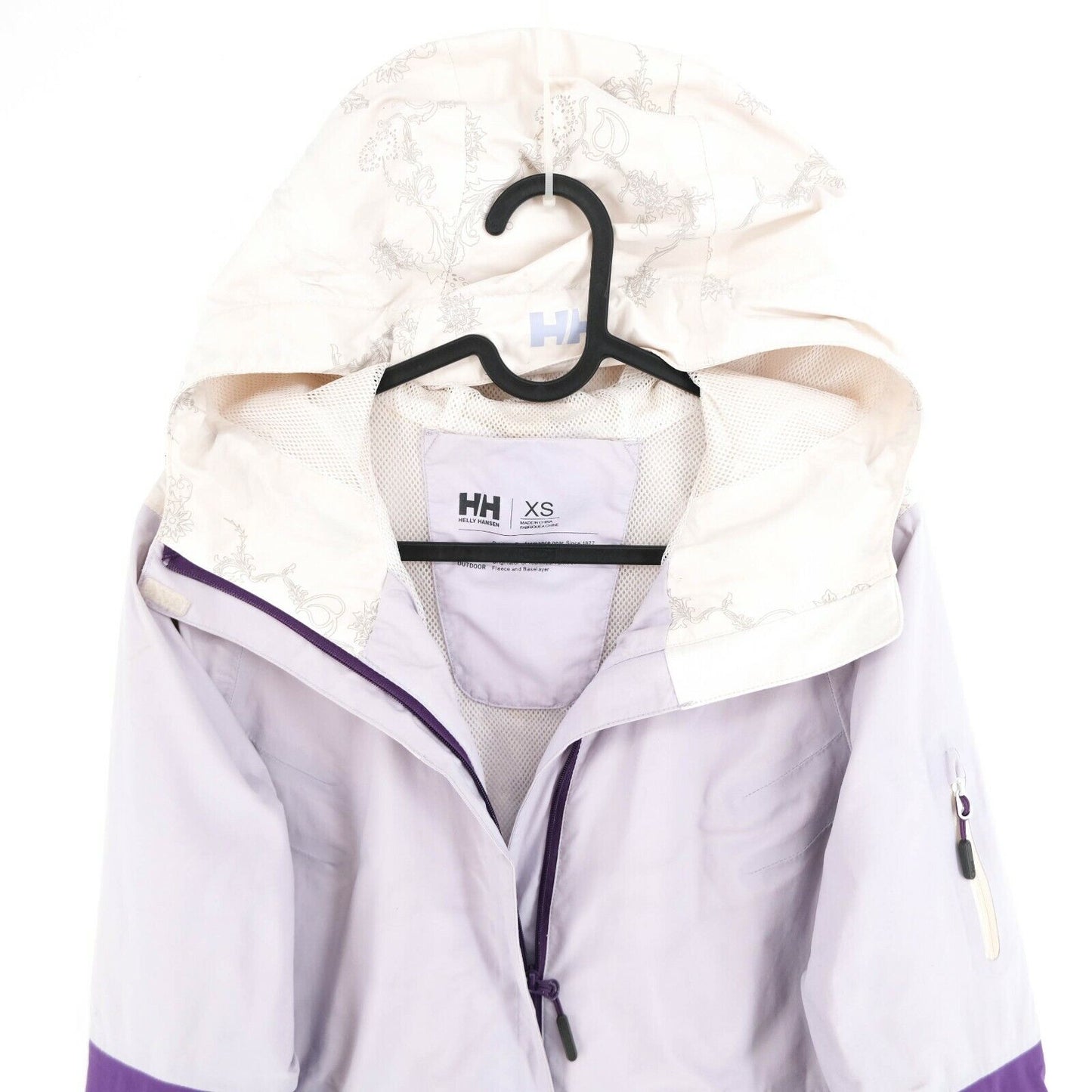 HELLY HANSEN Purple Hooded Helly Tech Jacket Coat Size XS