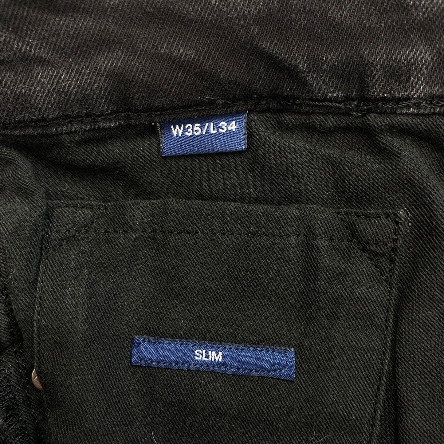 GANT Jeans in Slim Fit, Schwarz, Größe W35 L34