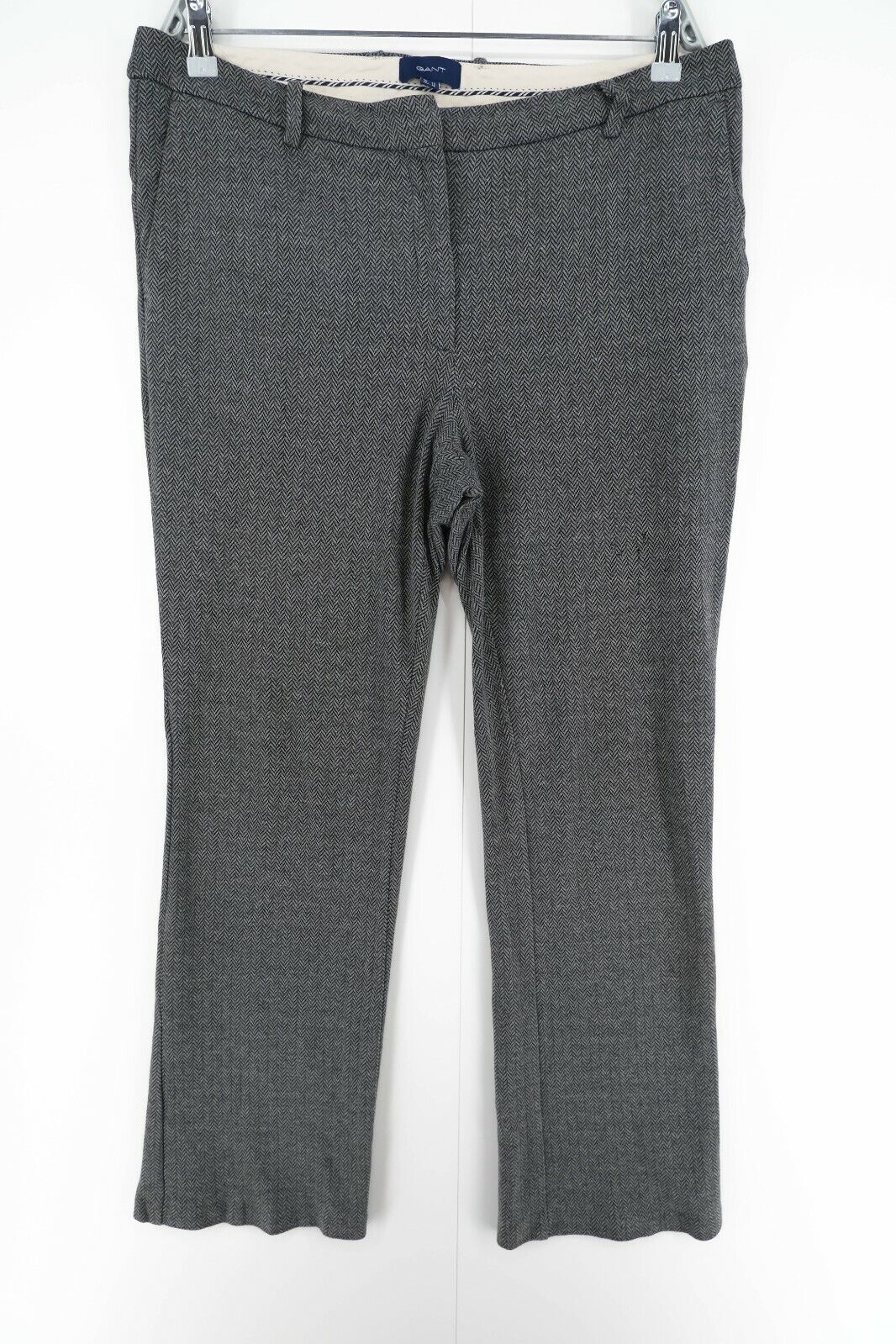 GANT Grey Cropped Pants Trousers Size EUR 44 UK 18 US 14