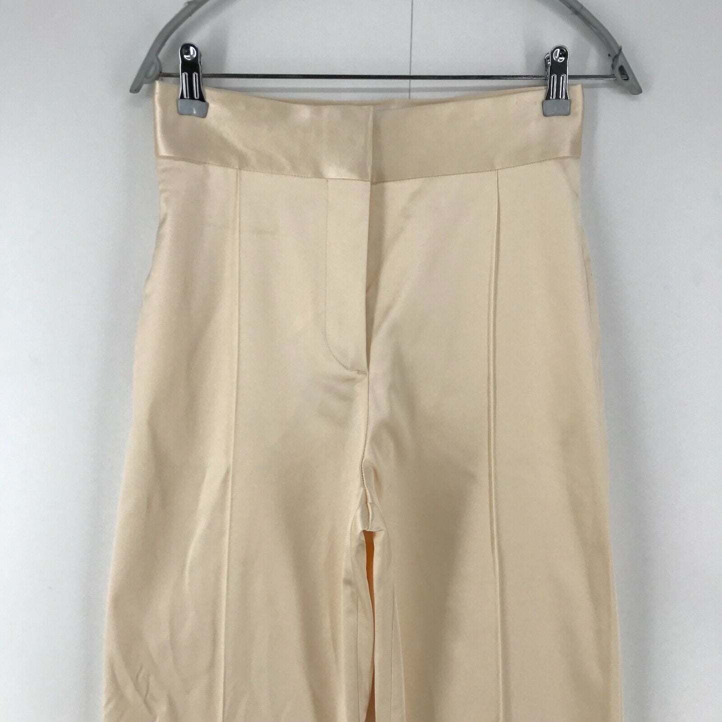 Tommy Hilfiger x Zendaya Women Beige Regular Straight Fit Trousers Size 6 W27