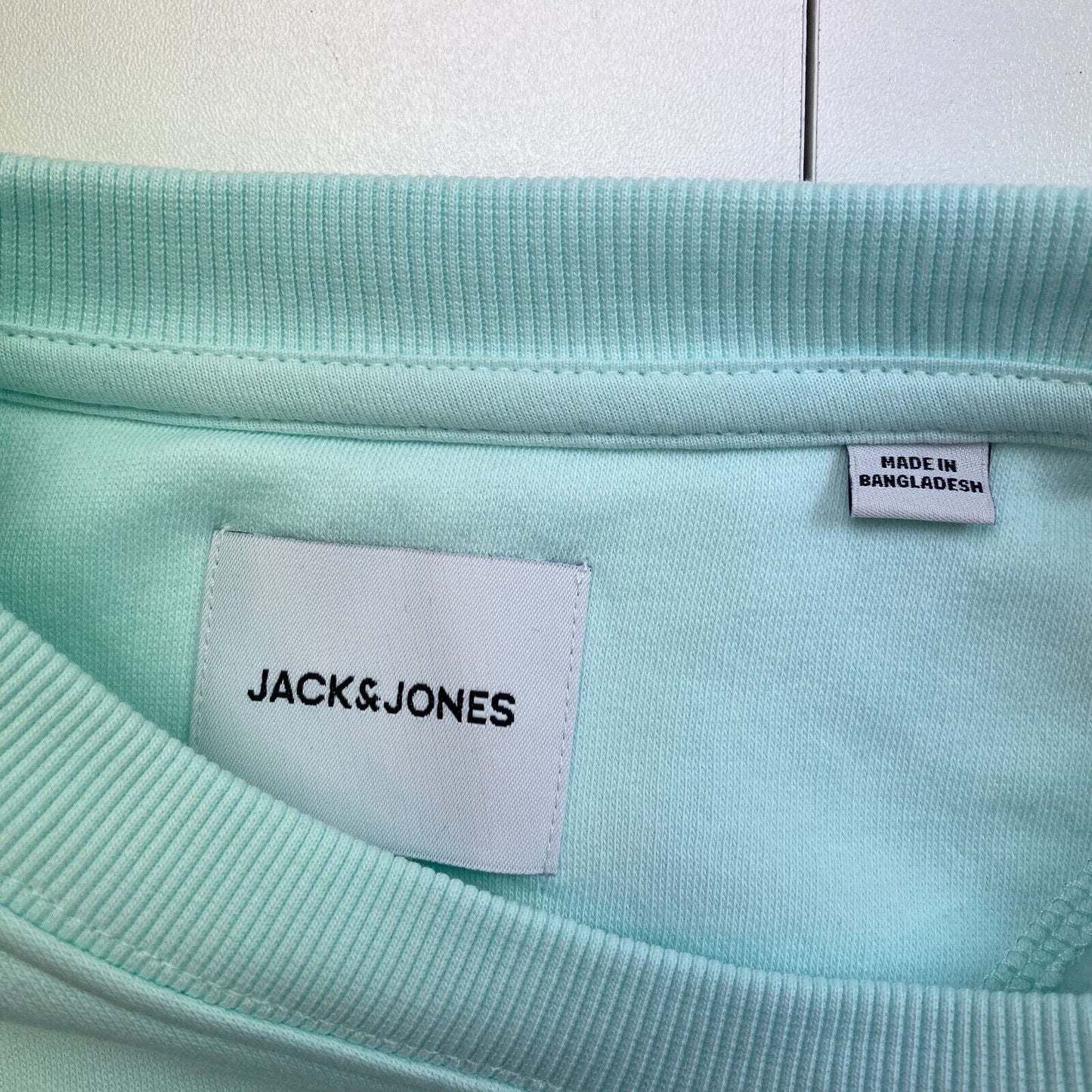 JACK&JONES Light Blue Basic Crew Neck Sweater Pullover Jumper Size L