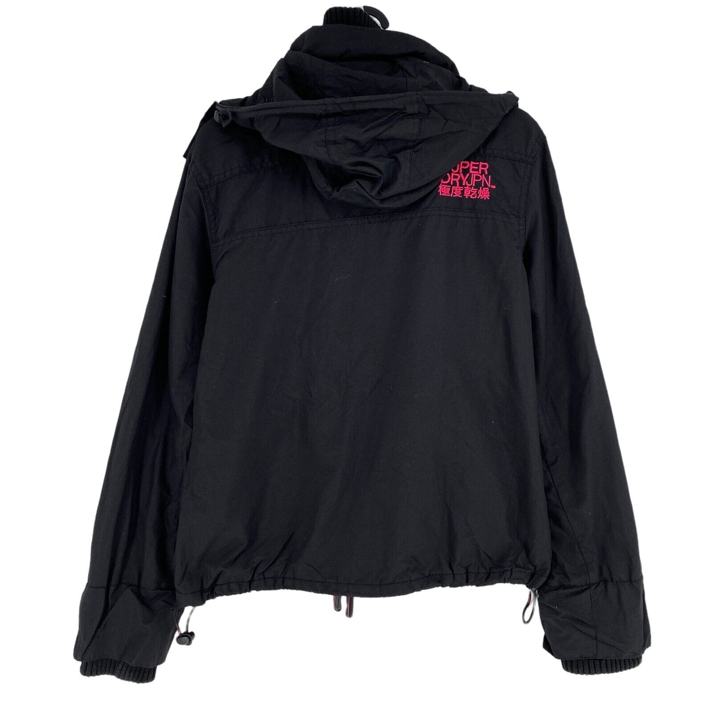 SUPERDRY the windcheater Black Hooded Jacket Size M