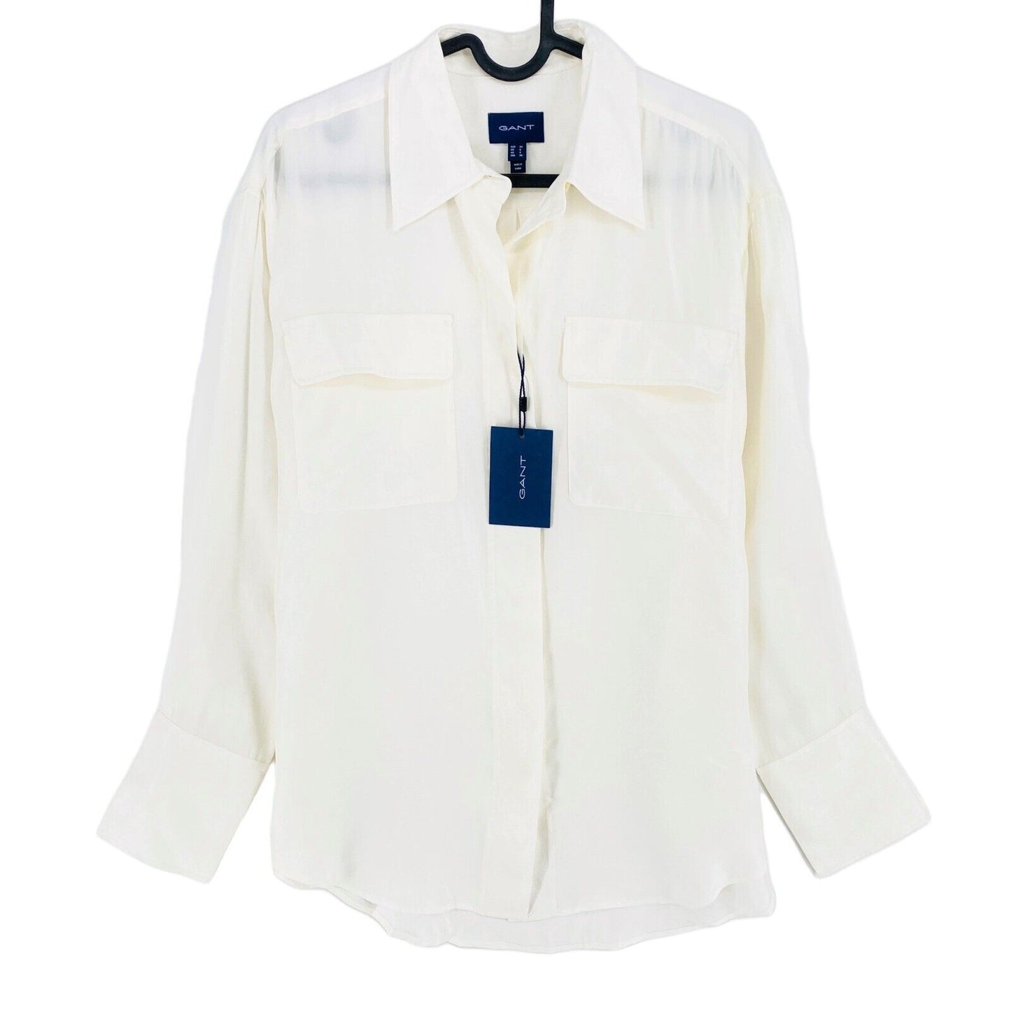 GANT Chemise décontractée blanche à poche à rabat Taille EU 34 UK 6 US 4