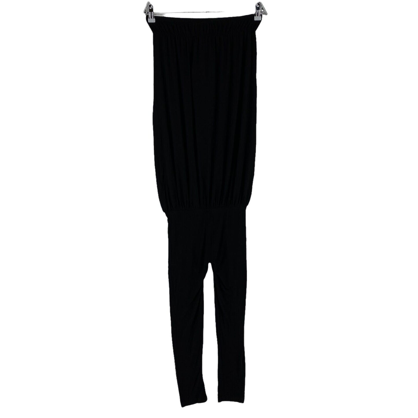 UVP 105 € Killah Schwarzer ärmelloser schulterfreier Jumpsuit Playsuit Größe S