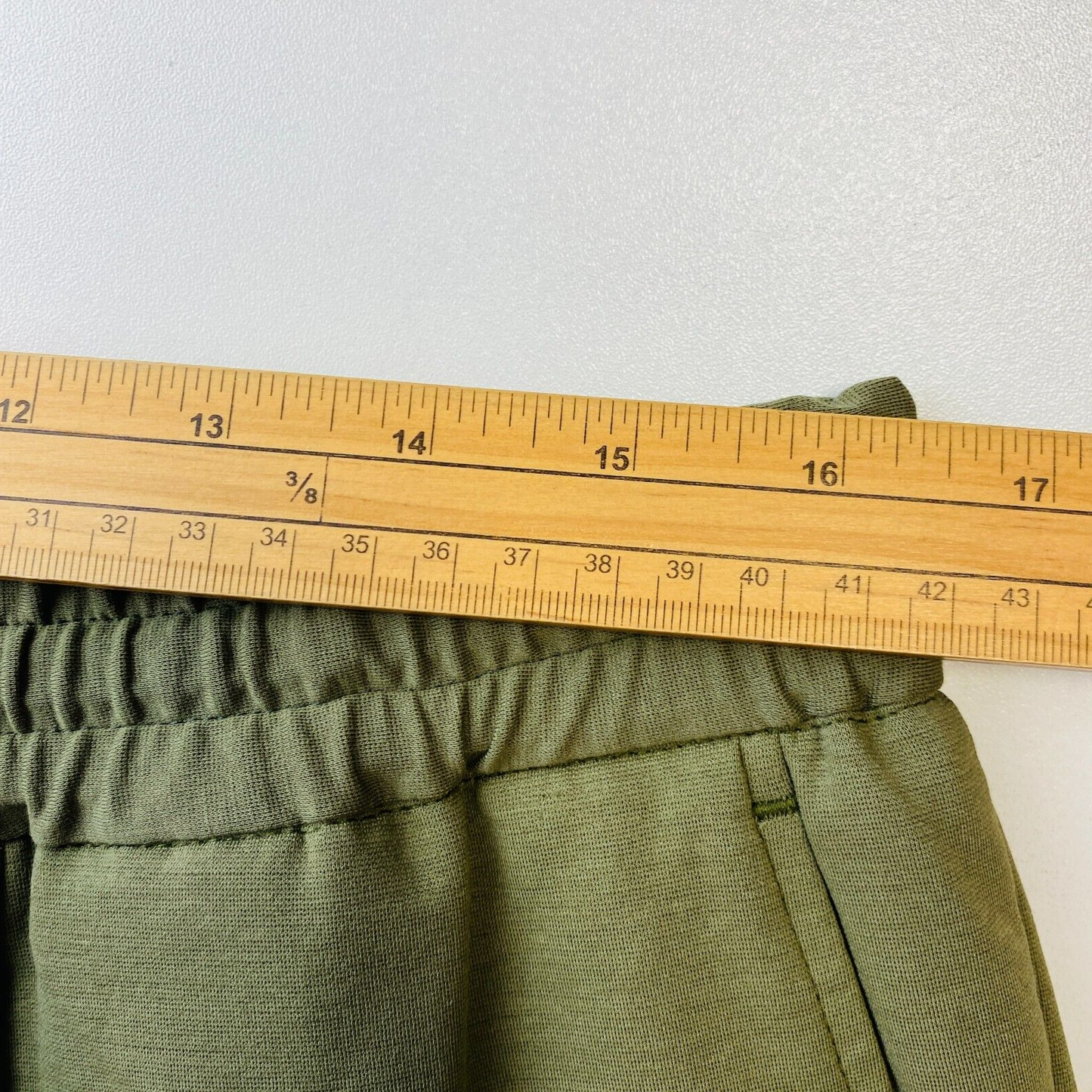 Manuel Ritz Mens Dark Green Slim Fit Stretch Elastic Waist Dress Trousers EUR 52