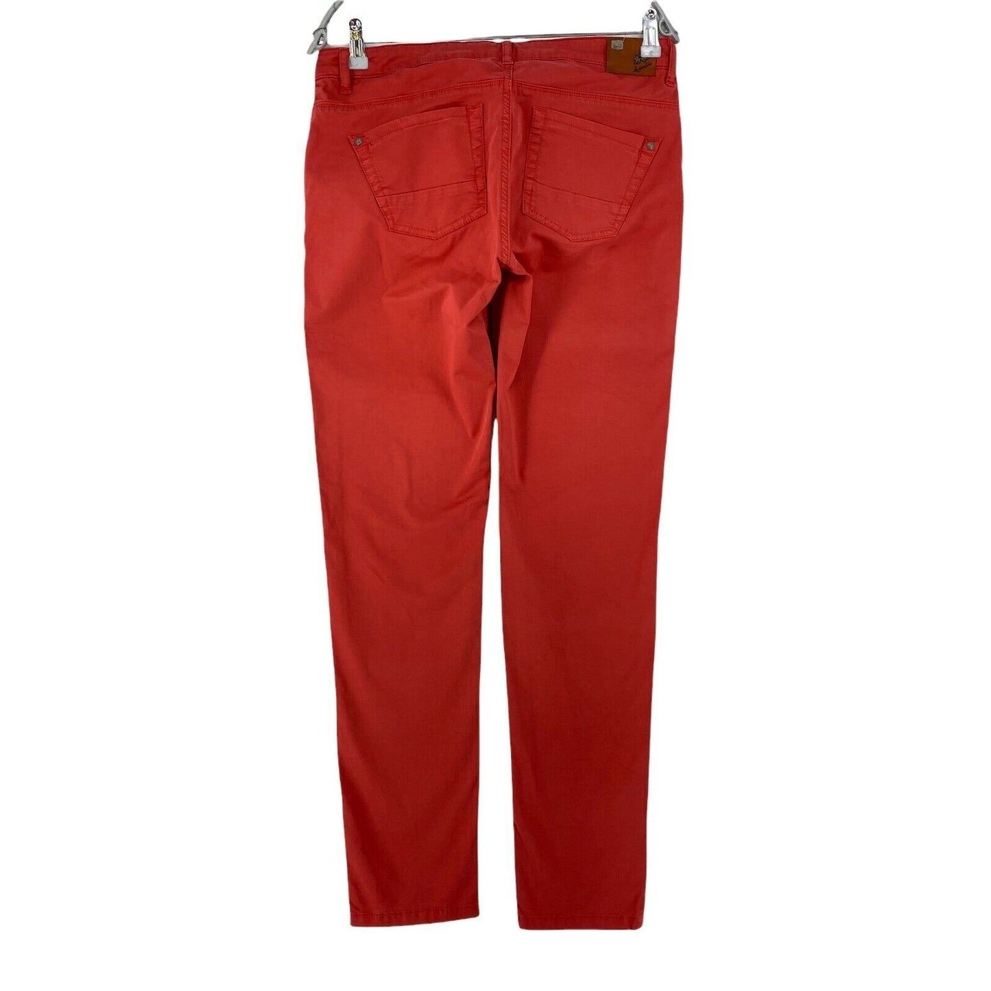 LA MARTINA Women Red Stretch Skinny Fit Chino Trousers W31