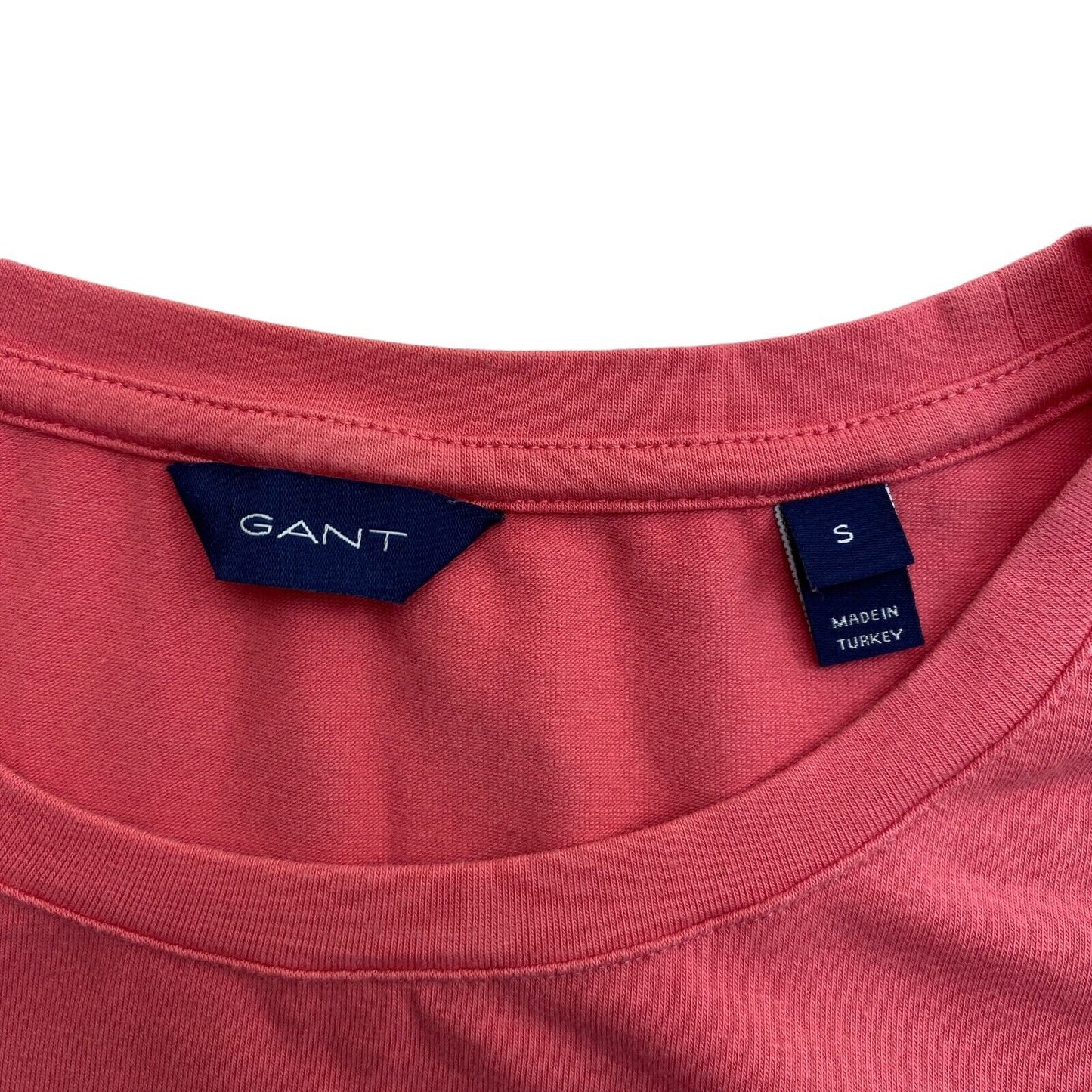 GANT T-Shirt mit Rundhalsausschnitt, Rosa, Größe S