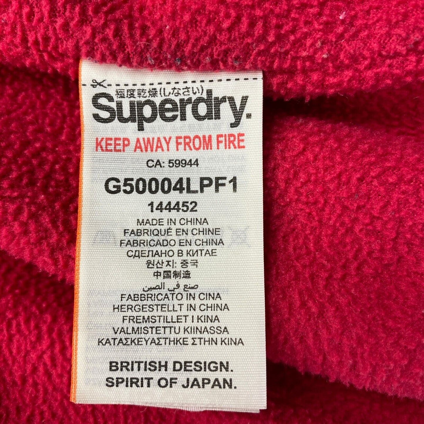 SUPERDRY Sports Dark Grey Hooded Padded Puffer Parka Jacket Coat Size XS