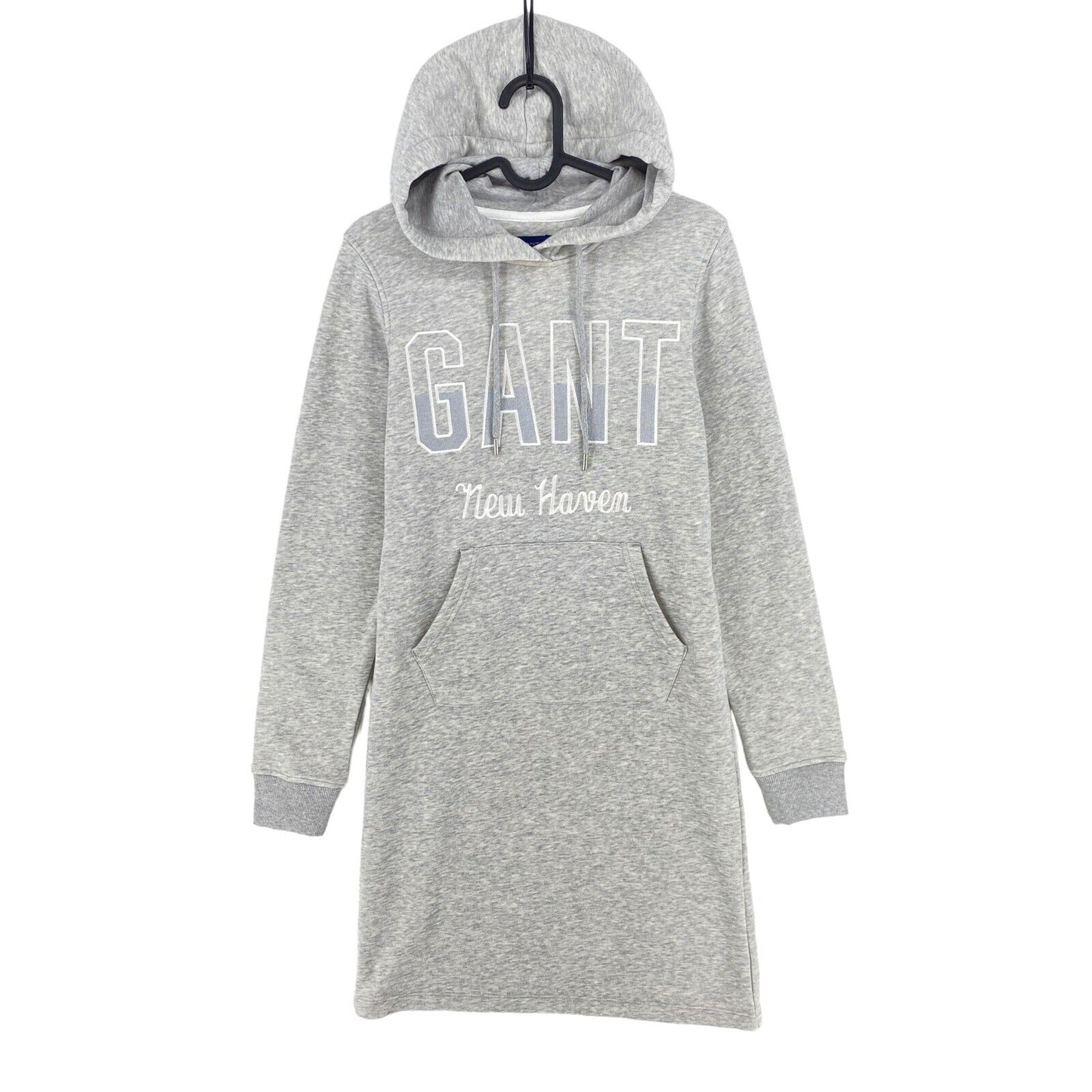 GANT Grey New Haven Long Sleeves Hoodie Dress Size XS