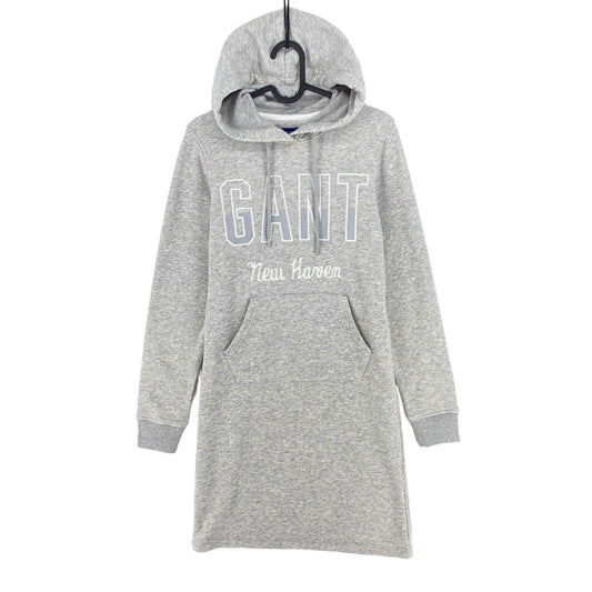 GANT Grey New Haven Long Sleeves Hoodie Dress Size XS